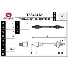 Acquista Semiasse da EAI T68424A1 a buon mercato per soli 118,16 €