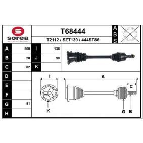 Acquista Semiasse da EAI T68444 a buon mercato per soli 145,20 €