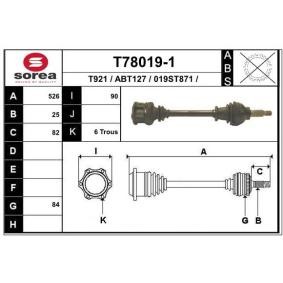 Comprar Árbol de transmisión de EAI T78019-1 a bajo precio de 116,10 €