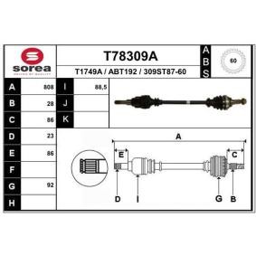 Antriebswelle T78309A von EAI günstig für 144,24 € online kaufen