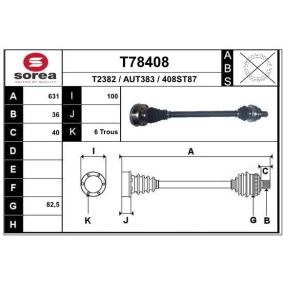 Antriebswelle T78408 von EAI günstig für 65,37 € online kaufen