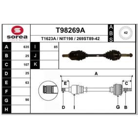 Antriebswelle T98269A von EAI günstig für 117,80 € online kaufen