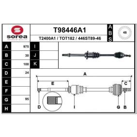 Antriebswelle T98446A1 von EAI günstig für 138,35 € online kaufen