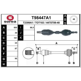 Antriebswelle T98447A1 von EAI günstig für 137,40 € online kaufen