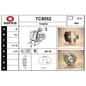 Lichtmaschine für CITROËN von SNRA