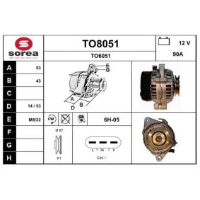 Lichtmaschine TO8051 von SNRA günstig für 365,58 € online kaufen