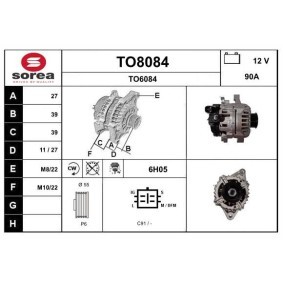Lichtmaschine TO8084 von SNRA günstig für 241,85 € online kaufen