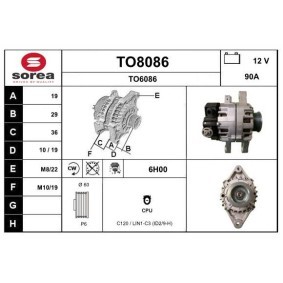 Lichtmaschine TO8086 von SNRA günstig für 226,95 € online kaufen