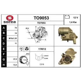 Anlasser TO9053 von SNRA günstig für 223,12 € online kaufen