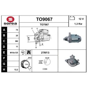 Anlasser TO9067 von SNRA günstig für 203,01 € online kaufen