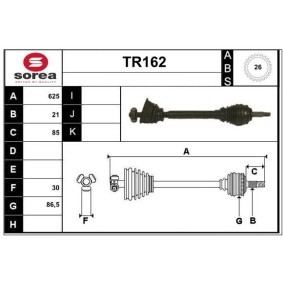 Antriebswelle TR162 von SERA günstig für 94,55 € online kaufen