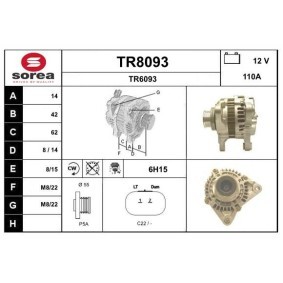 Lichtmaschine TR8093 von SNRA günstig für 147,78 € online kaufen