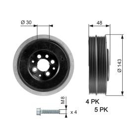 Riemenscheibe, Kurbelwelle TVD1015A von GATES günstig für 129,73 € online kaufen