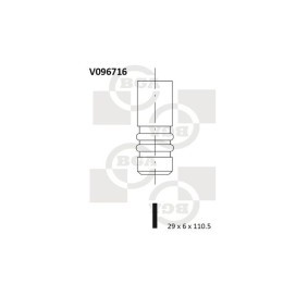 Auslaßventil V096716 von BGA günstig für 14,35 € online kaufen