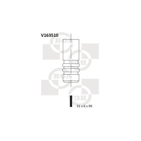 Einlaßventil V163510 von BGA günstig für 7,10 € online kaufen