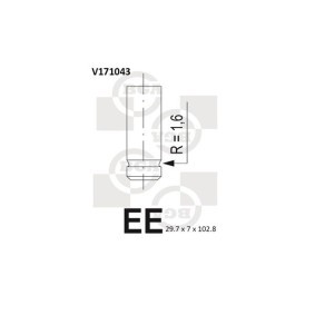 Comprar Válvula de escape de BGA V171043 a bajo precio de 7,17 €
