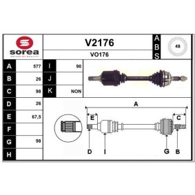 Compre Veio de transmissão da SNRA V2176 a um preço baixo por 245,23 €