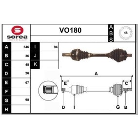 Antriebswelle für VOLVO von SERA
