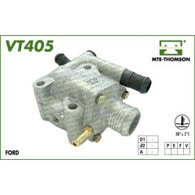Kühlwasserthermostat für MERCEDES-BENZ von MTE-THOMSON