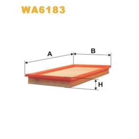 Køb Luftfilter af WIX FILTERS WA6183 til den lave pris 81,88 DKK