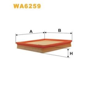 Køb Luftfilter af WIX FILTERS WA6259 til den lave pris 32,86 DKK