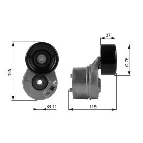 Spannrolle, Keilrippenriemen T38431 von GATES günstig für 96,21 € online kaufen