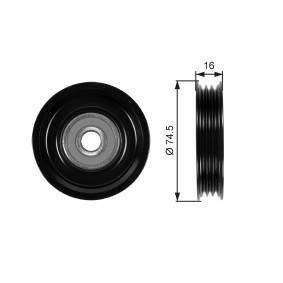 Spannrolle, Keilrippenriemen T39028 von GATES günstig für 48,15 € online kaufen