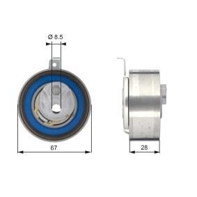 Compre Rolo tensor, correia dentada da GATES T43152 a um preço baixo por 76,25 €