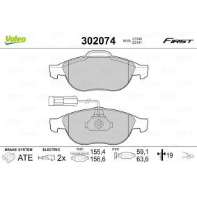 Bremsbeläge 302074 von VALEO günstig für 28,50 € online kaufen