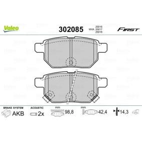 Bremsbeläge für ASTON MARTIN von VALEO
