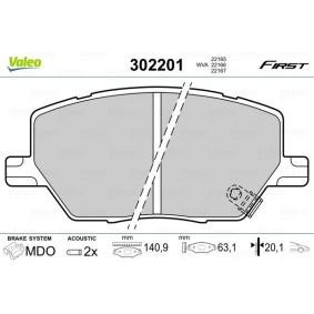 Bremsbeläge 302201 von VALEO günstig für 35,55 € online kaufen