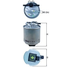 Kraftstofffilter KL 440/39 von KNECHT günstig für 57,16 € online kaufen