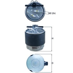 Kraftstofffilter KL 440/41 von KNECHT günstig für 45,12 € online kaufen