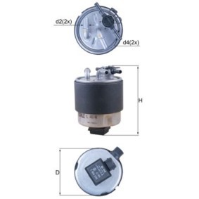 Kraftstofffilter KL 440/44 von KNECHT günstig für 45,70 € online kaufen