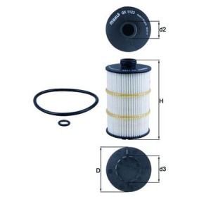 Ölfilter OX 1123D von KNECHT günstig für 21,63 € online kaufen