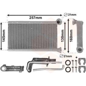 Compre Permutador de calor, aquecimento do habitáculo da VAN WEZEL 09016700 a um preço baixo por 115,59 €