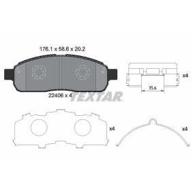 Compre Pastilhas de travão de TEXTAR online para F-150 Standard Cab Pickup a preços moderados
