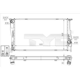 Acquista Radiatore motore da TYC 703-0008 a buon mercato per soli 142,97 €