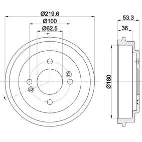 Bremstrommel MBD397 von MINTEX günstig für 30,02 € online kaufen