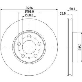 Bremsscheibe MDC1432C von MINTEX günstig für 60,16 € online kaufen