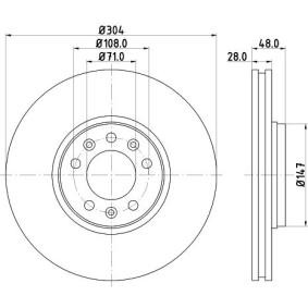 Bremsscheibe MDC1848C von MINTEX günstig für 73,90 € online kaufen