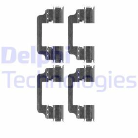 Zubehörsatz, Scheibenbremsbelag von DELPHI