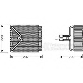 Acquista Evaporatore climatizzatore da VAN WEZEL 1800V371 a buon mercato per soli 252,25 €
