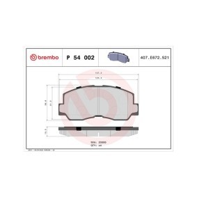Compre Pastilhas de travão da MAGNETI MARELLI 363700454002 a um preço baixo por 51,88 €