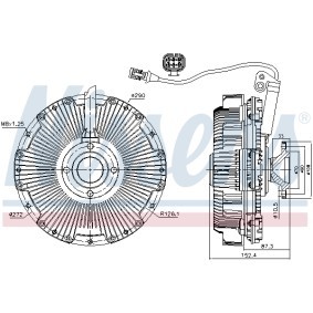 Acquista Frizione ventola da NISSENS 86159 a buon mercato per soli 728,18 €