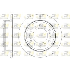 Bremsscheibe für TOYOTA von ROADHOUSE