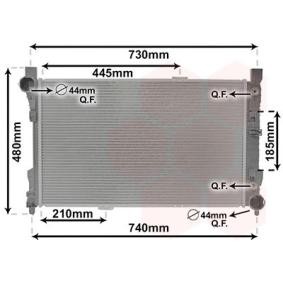 Acquista Radiatore da VAN WEZEL online per CLK Cabriolet (A209) a prezzi moderati