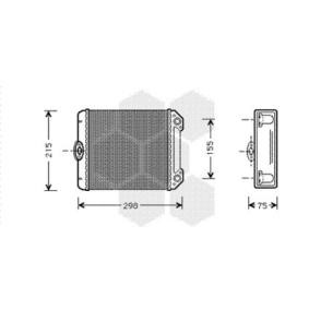 Wärmetauscher, Innenraumheizung 30006172 von VAN WEZEL günstig für 145,93 € online kaufen