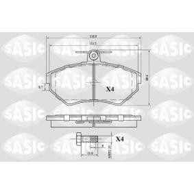 SEAT Bremsbeläge von SASIC