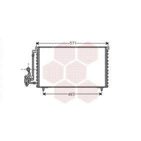 Comprar Condensador, aire acondicionado de VAN WEZEL 40005155 a bajo precio de 119,72 €